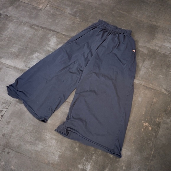 Lunya Organic Pima Cotton Wide Leg Pants S Black Relaxed Luxury Lounge Premium - Picture 4 of 9